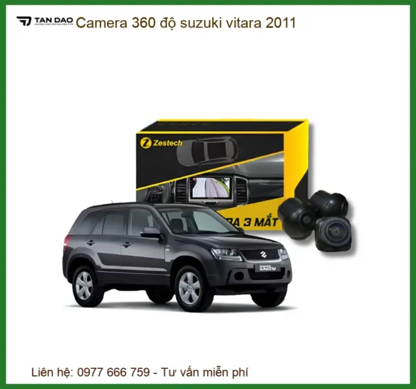 Camera 360 độ Suzuki Vitara 2011 - Địa Chỉ Lắp Đặt Uy Tín TPHCM