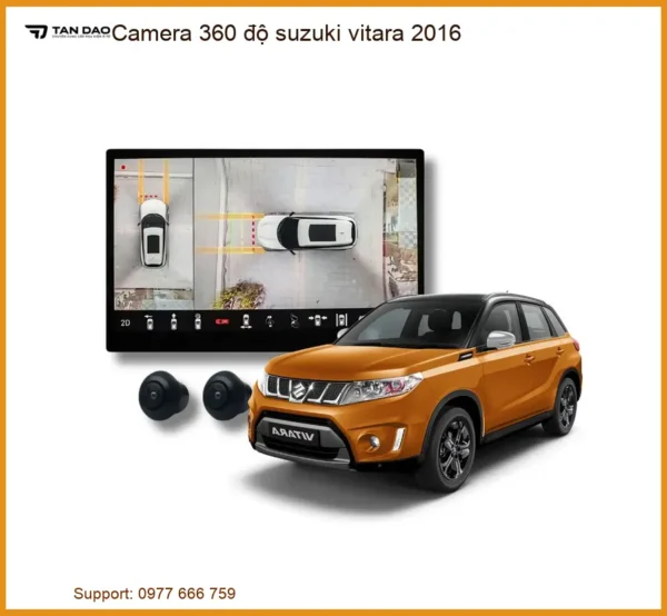 Camera 360 độ Suzuki Vitara 2016 - Địa Chỉ Gắn Uy Tín TPHCM