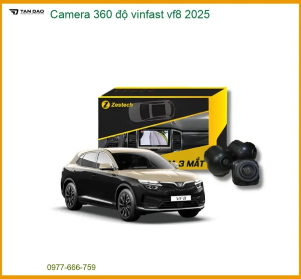 Camera 360 độ Vinfast VF8 2025 - Trung Tâm Lắp Đặt Uy Tín Giá Tốt TPHCM