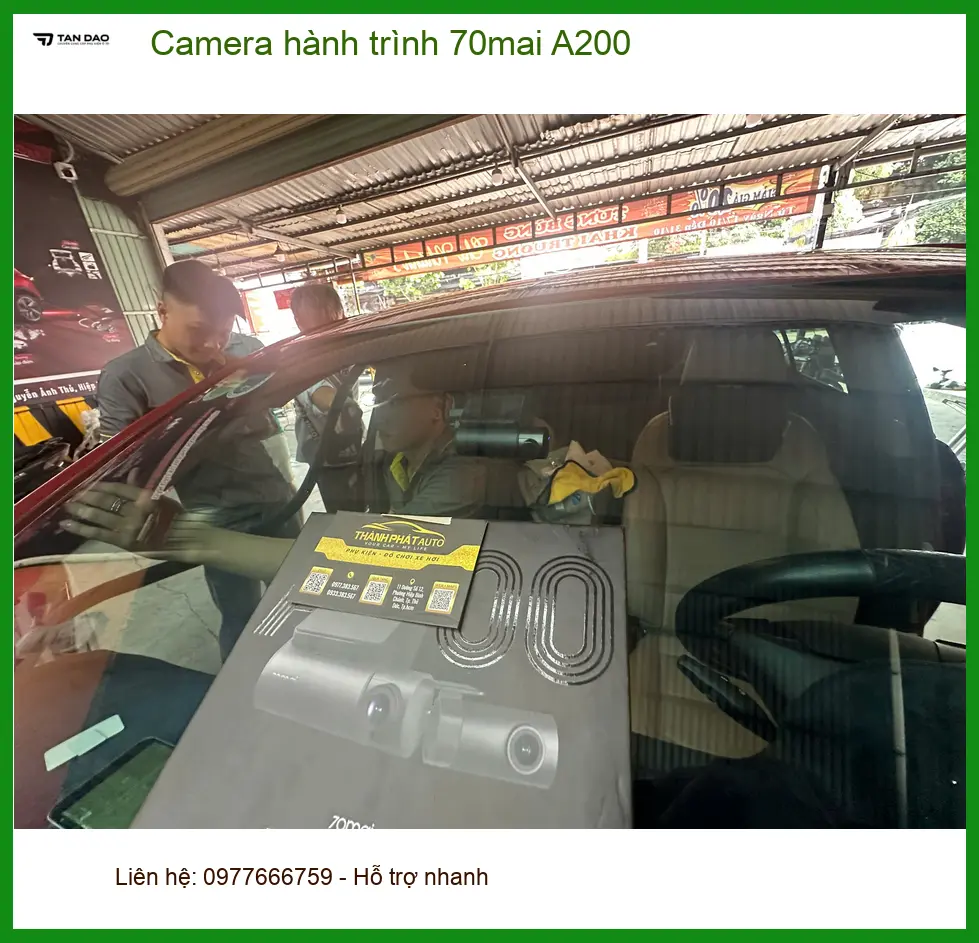 Anh Minh lắp Camera hành trình 70mai A200 cho Honda CRV tại Quận 4 ảnh thực tế 2