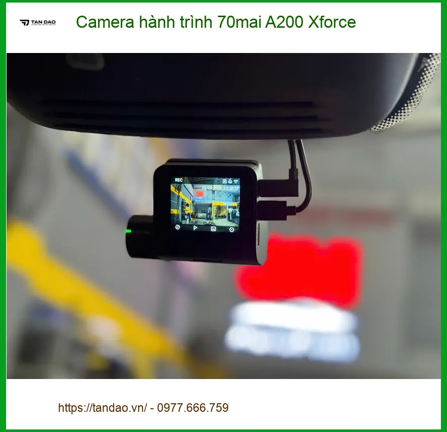 Anh Quang lắp Camera hành trình 70mai A200 Xforce cho Kia K3 ở Quận 3 ảnh thực tế 2