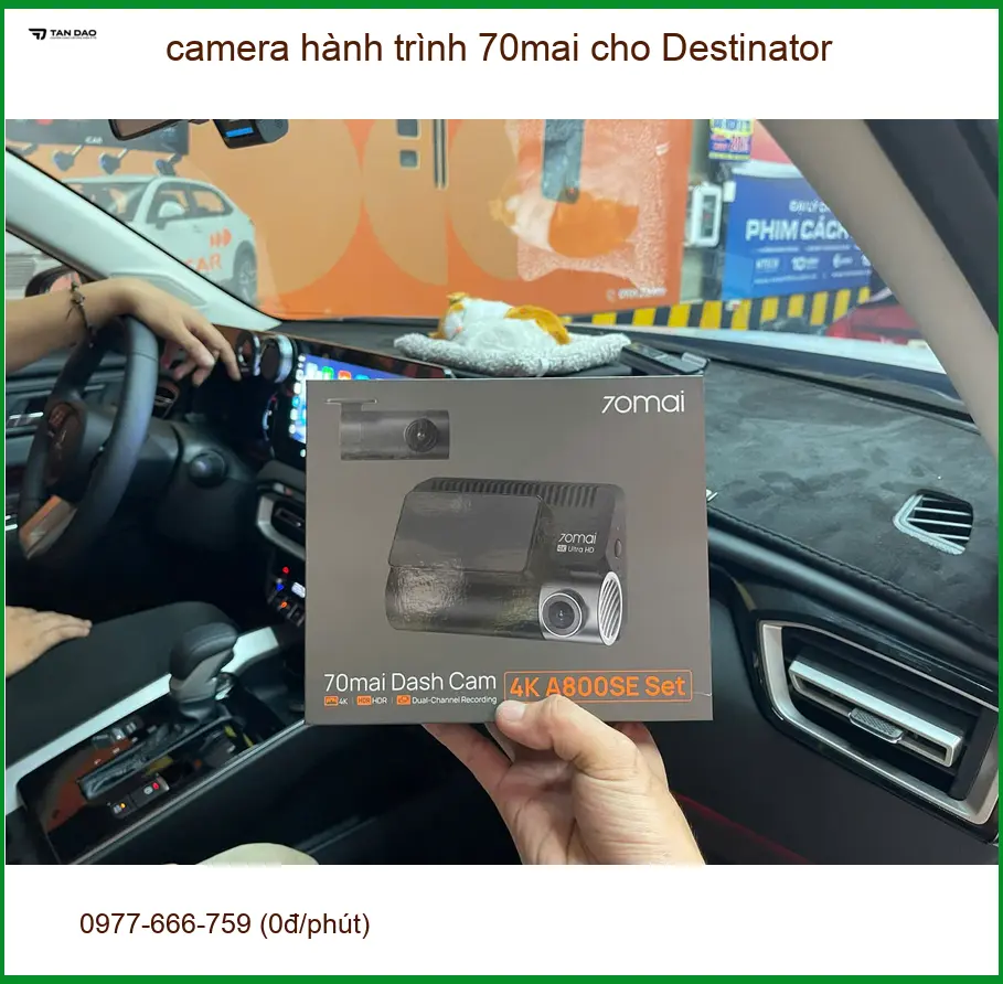 Anh Khôi lắp camera hành trình 70mai cho Mitsubishi Outlander Quận Phú Nhuận ảnh thực tế 3