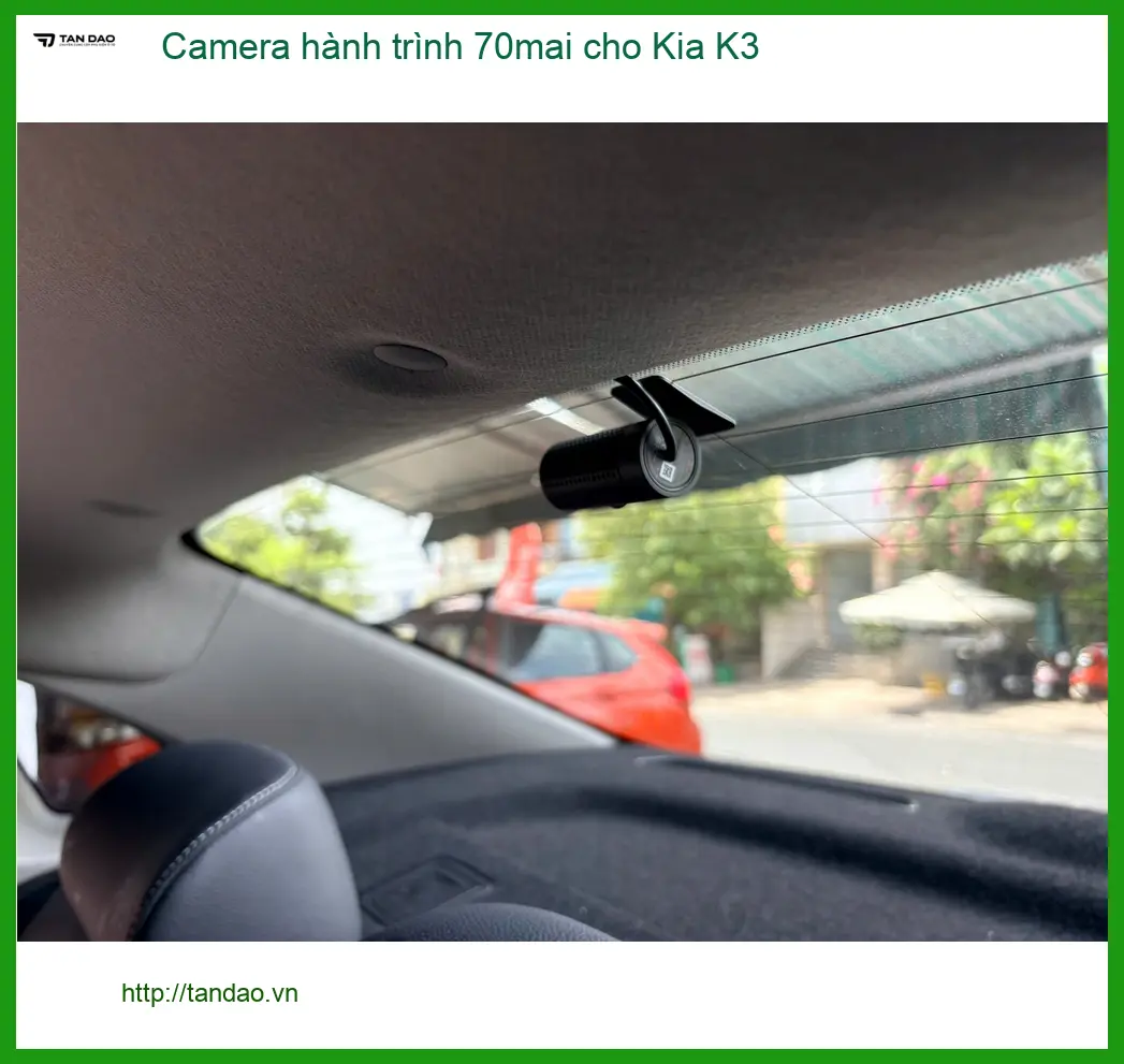 Chị Thư lắp Camera hành trình 70mai cho Kia K3 Quận 8 để an tâm trên mọi nẻo đường ảnh thực tế 3
