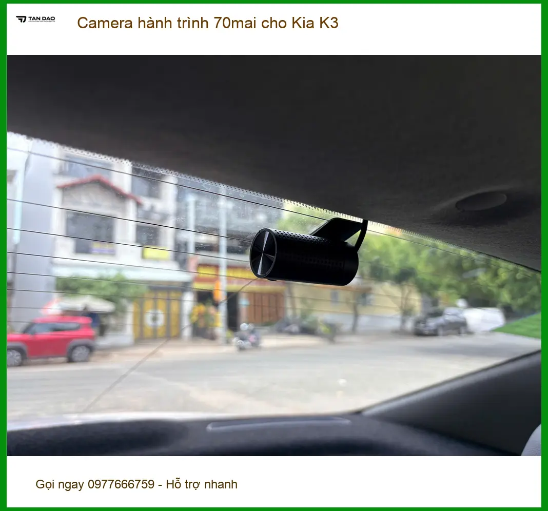 Chị Thư lắp Camera hành trình 70mai cho Kia K3 Quận 8 để an tâm trên mọi nẻo đường ảnh thực tế 4