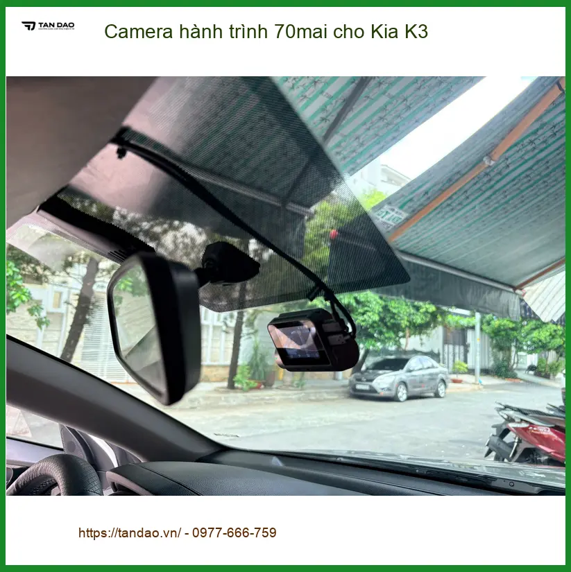 Chị Thư lắp Camera hành trình 70mai cho Kia K3 Quận 8 để an tâm trên mọi nẻo đường ảnh thực tế 5