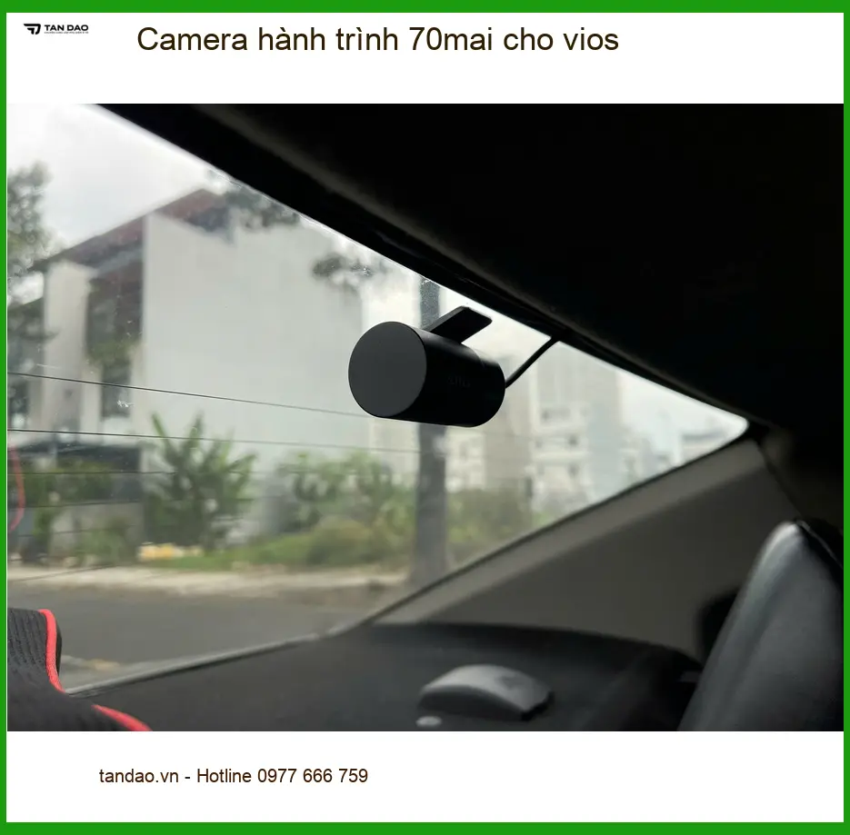 Anh Khôi lắp camera hành trình 70mai cho Vios tại Quận 5 để an tâm ghi lại hành trình ảnh thực tế 3
