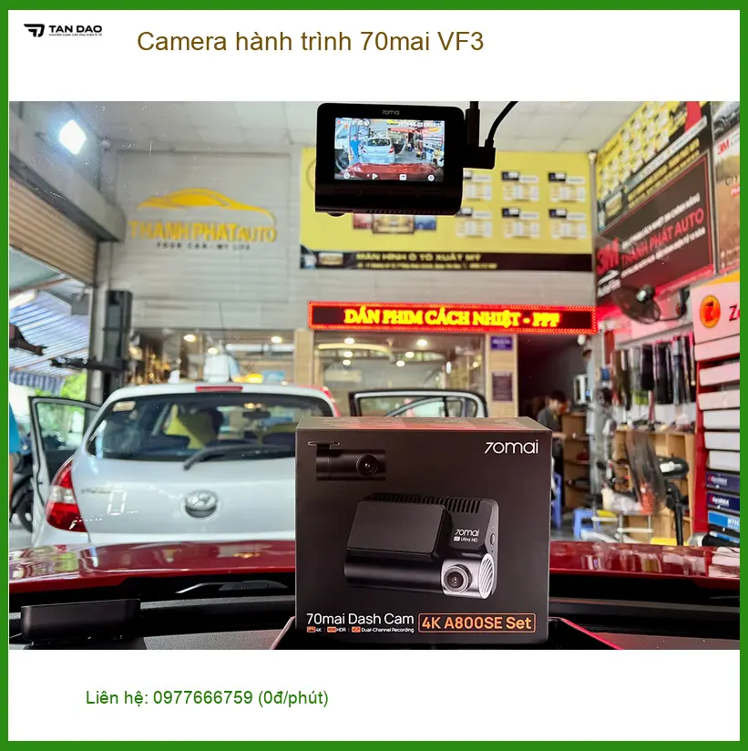 Anh Dũng lắp Camera hành trình 70mai VF3 cho Ford Everest tại Quận Bình Tân ảnh thực tế 2