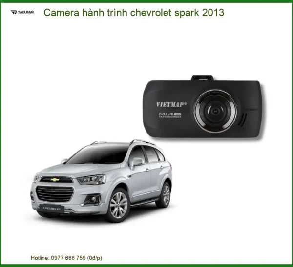 Camera hành trình Chevrolet Spark 2013 - Trung Tâm Lắp Đặt Uy Tín TPHCM