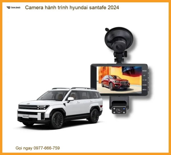Camera hành trình Hyundai SantaFe 2024 - Địa Chỉ Lắp Đặt Chính Hãng TPHCM