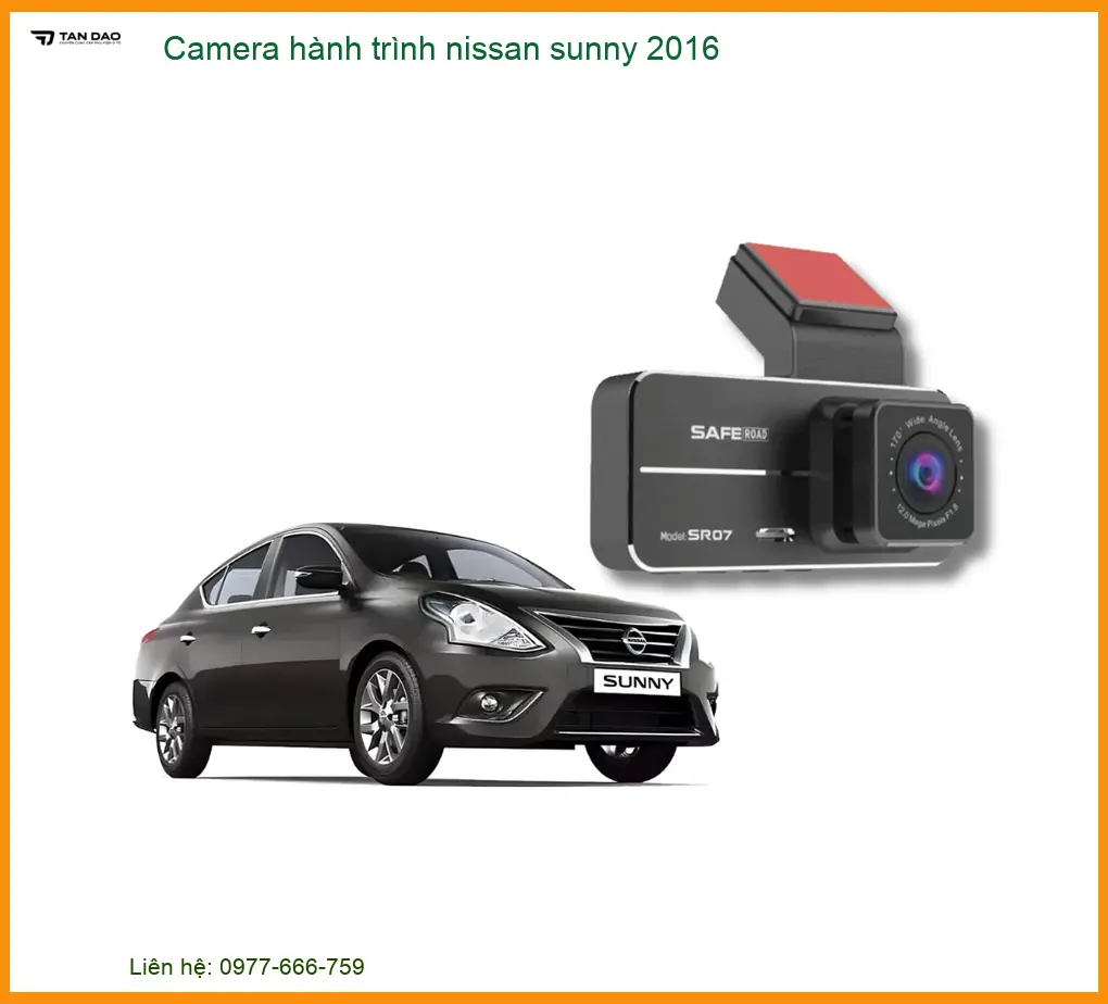 Camera hành trình Nissan Sunny 2016 - Trung Tâm Lắp Đặt Chính Hãng TPHCM