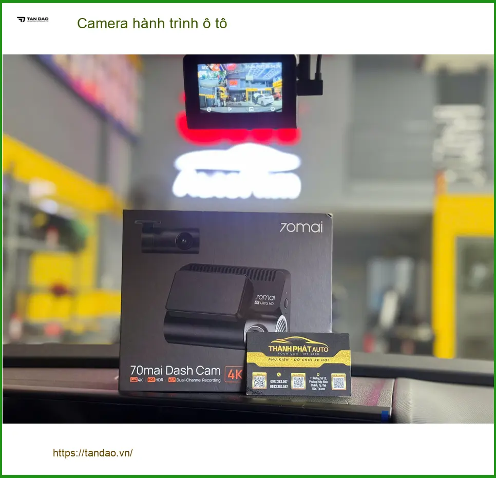 Chị Hồng Thắm lắp camera hành trình ô tô Hyundai Accent tại Cần Giờ để ghi lại hành trình rõ nét ảnh thực tế 4