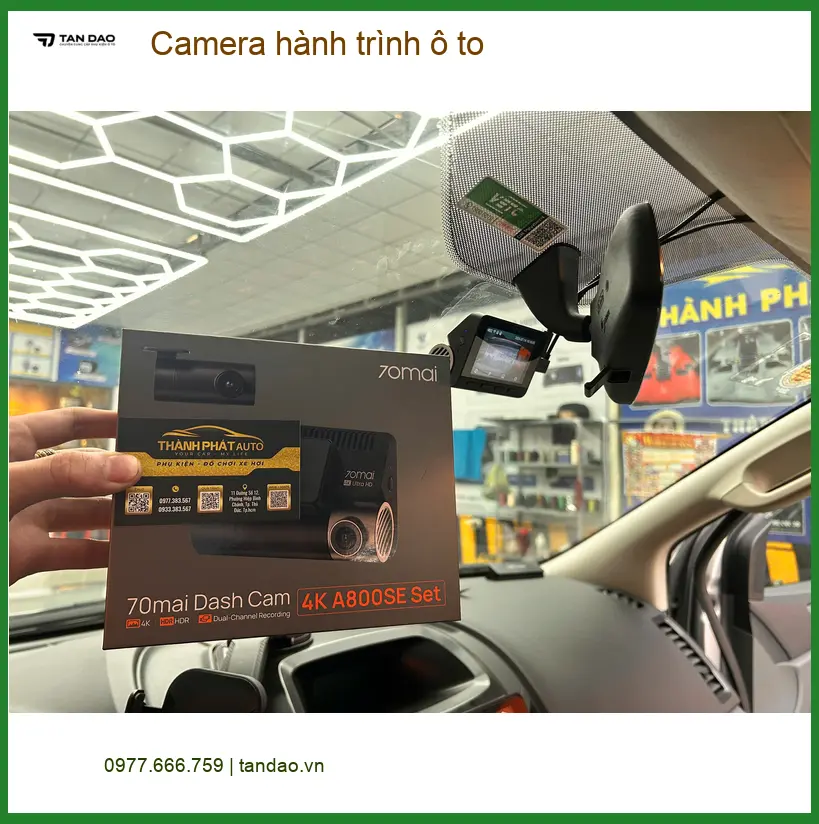 Chú Nam lắp Camera hành trình ô tô Hyundai Accent tại Quận 6 để ghi lại hành trình an toàn ảnh thực tế 4