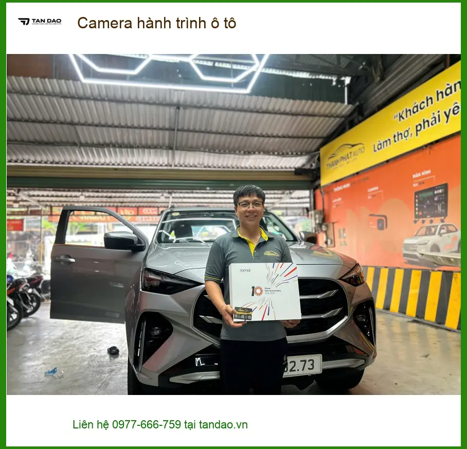 Chú Long lắp Camera hành trình ô tô Mazda CX-5 tại Hóc Môn để đảm bảo an toàn ảnh thực tế 2