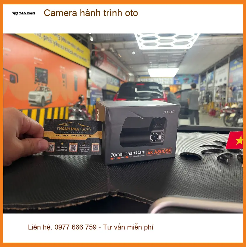 Anh Minh lắp Camera hành trình oto Hyundai Accent tại Quận 5 để quan sát tốt hơn.