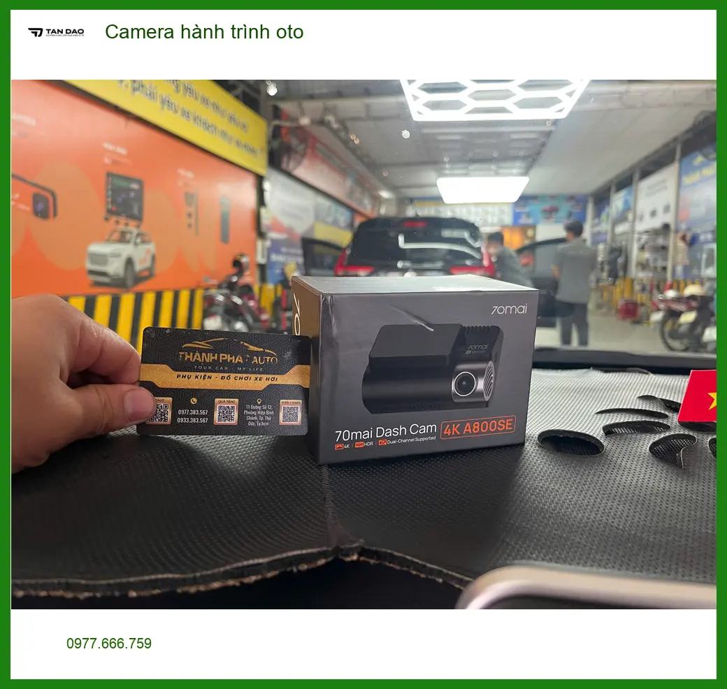 Anh Minh lắp Camera hành trình oto Hyundai Accent tại Quận 5 để quan sát tốt hơn. ảnh thực tế 5