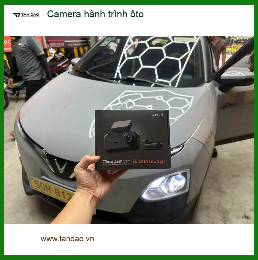 Anh Minh lắp Camera hành trình ô tô Hyundai Accent tại Thủ Đức ảnh thực tế 2