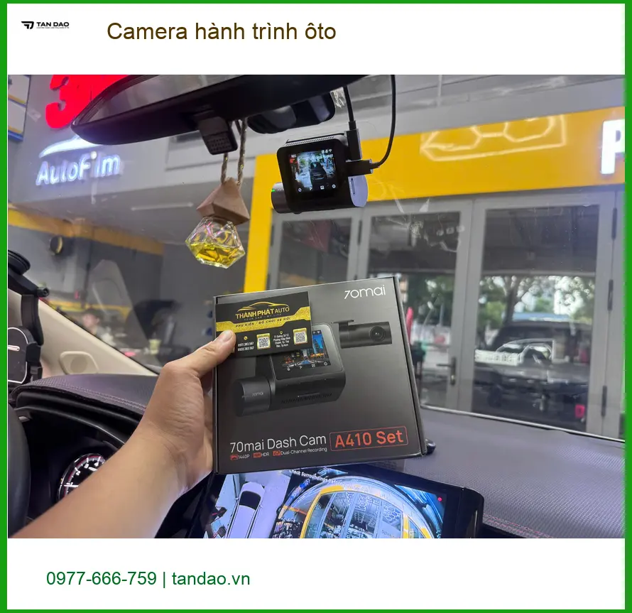 Chú Minh lắp camera hành trình ôto cho Hyundai Accent tại Quận 12 để an tâm lái xe ảnh thực tế 4