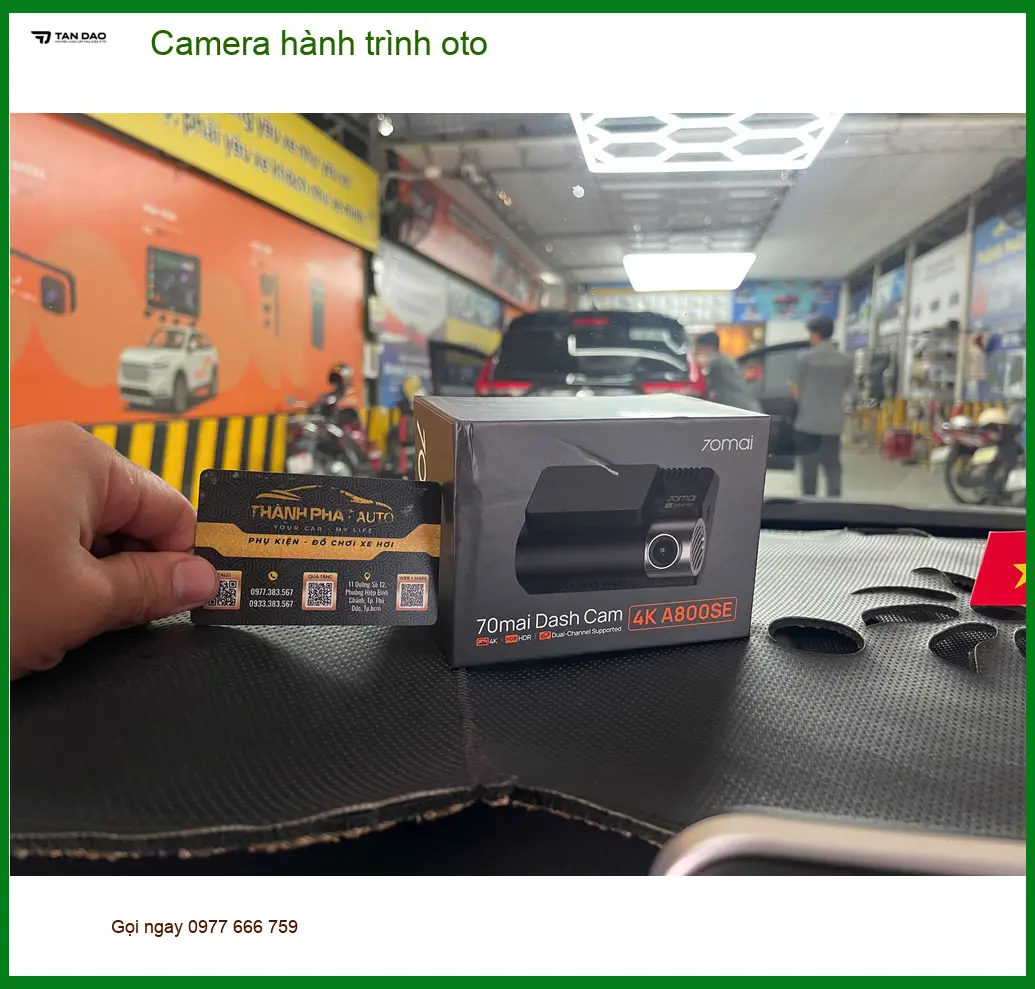 Anh Khang lắp camera hành trình ô tô cho Honda CRV tại Quận 1 đảm bảo an toàn ảnh thực tế 2