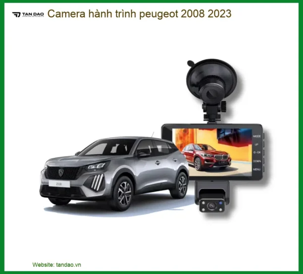 Camera hành trình Peugeot 2008 2023 - Trung Tâm Lắp Đặt Uy Tín TPHCM