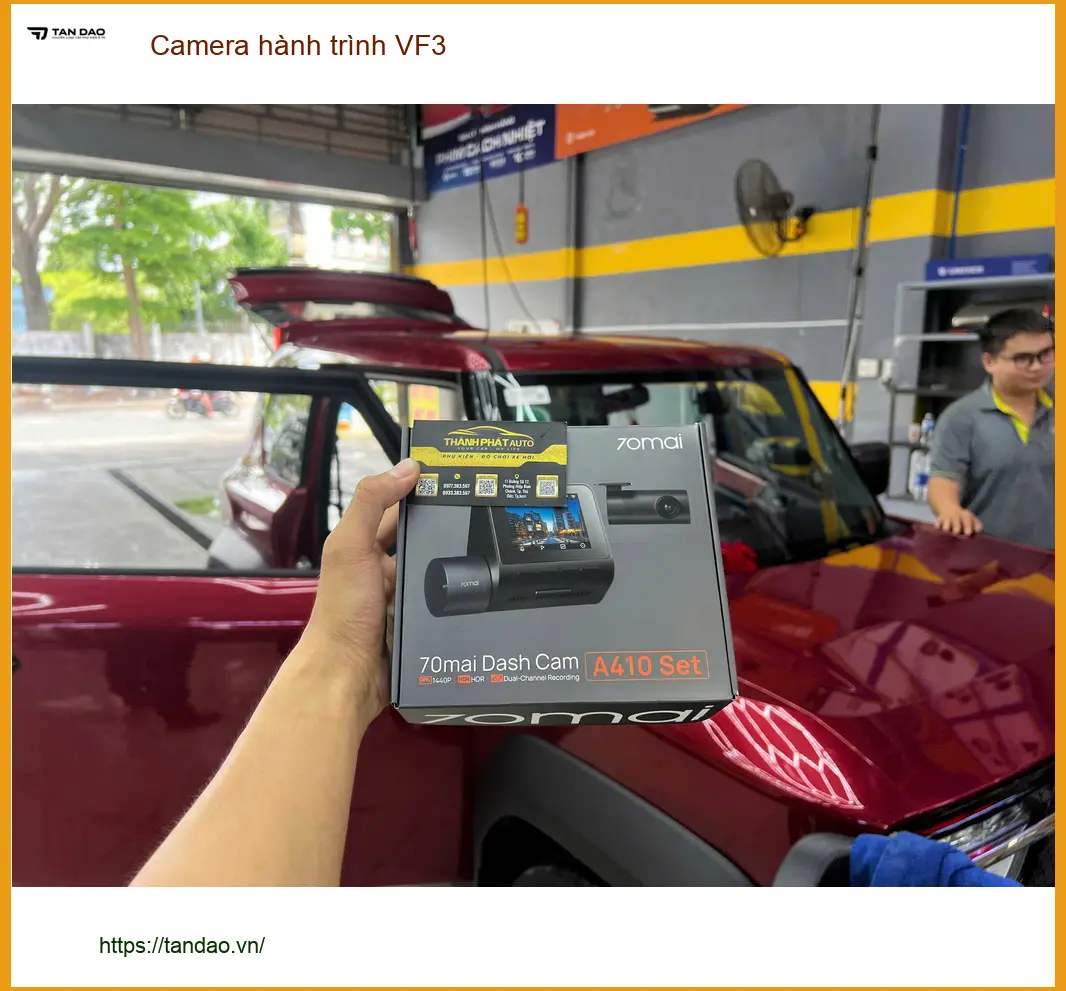 Anh Lâm lắp Camera hành trình VF3 tại Bình Thạnh sau vụ va quẹt nhỏ ảnh thực tế 5
