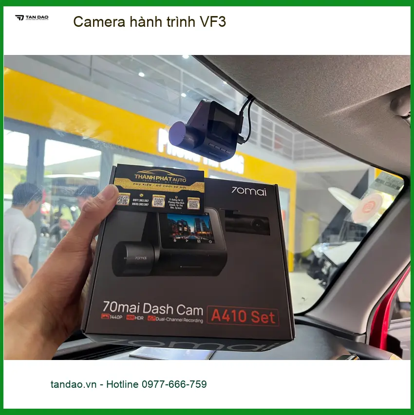 Anh Long lắp Camera hành trình cho VinFast VF3 ở Quận 5 để an tâm lái xe ảnh thực tế 3