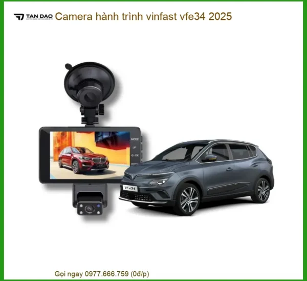Camera hành trình Vinfast VFe34 2025 - Trung Tâm Lắp Đặt Uy Tín TPHCM
