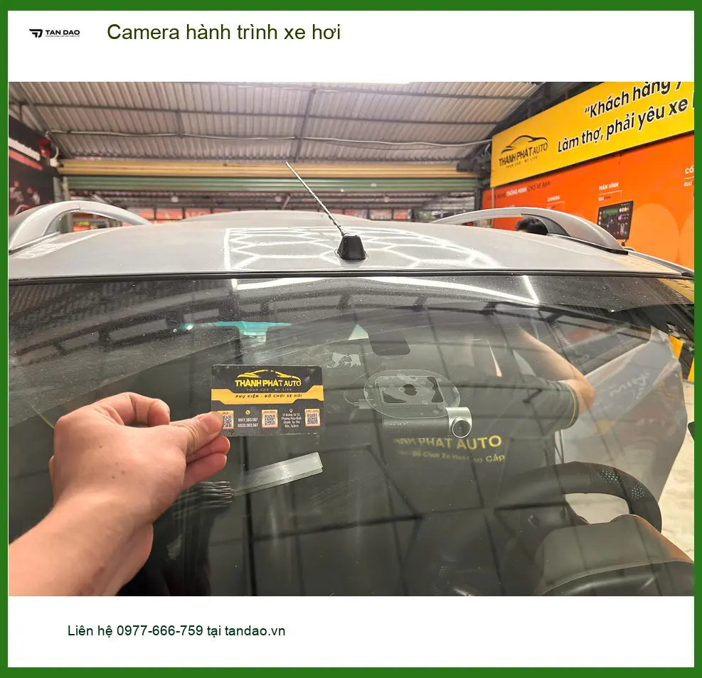 Chị Mai Anh lắp Camera hành trình xe hơi Hyundai Creta ở Hóc Môn ảnh thực tế 3