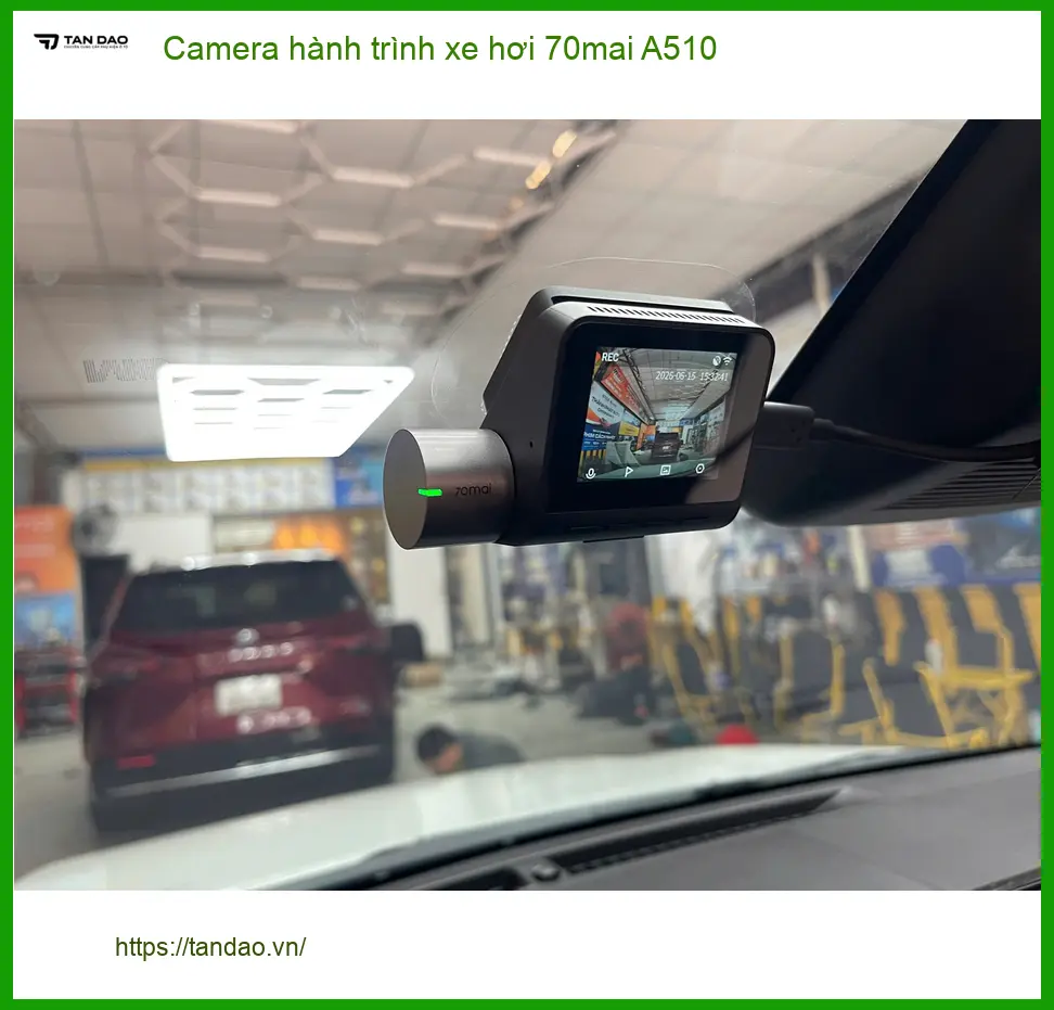 Anh Kiệt lắp Camera hành trình xe hơi 70mai A510 tại Quận Thủ Đức ảnh thực tế 4