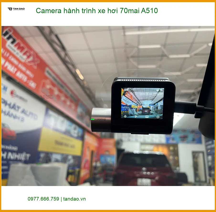 Anh Cường lắp Camera hành trình 70mai A510 cho Toyota Fortuner tại Quận 4 ảnh thực tế 5