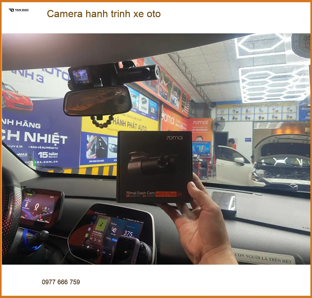 Chị Thanh lắp camera hành trình Honda CRV tại Thủ Đức ghi lại hành trình. ảnh thực tế 2