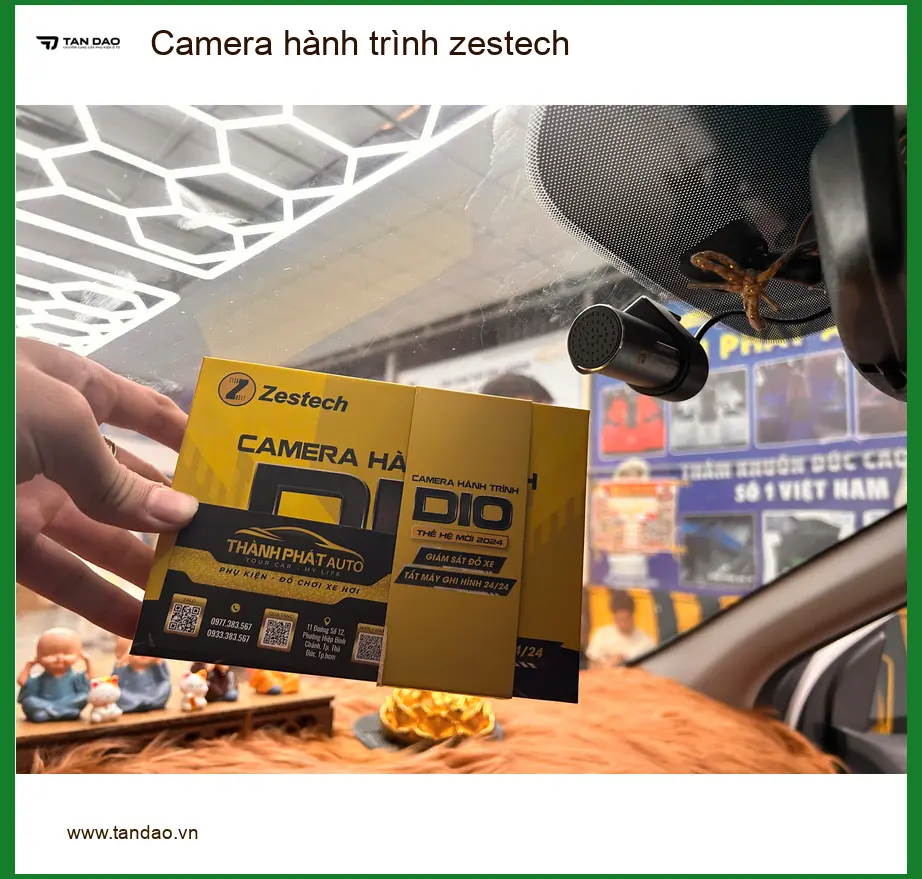 Anh Hưng lắp Camera hành trình Zestech tại Quận 12 chính hãng, giá tốt ảnh thực tế 3