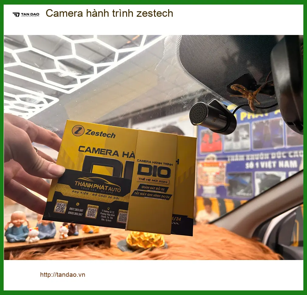 Chú Minh lắp Camera hành trình Zestech tại Quận 6 cho xe Vios ảnh thực tế 2