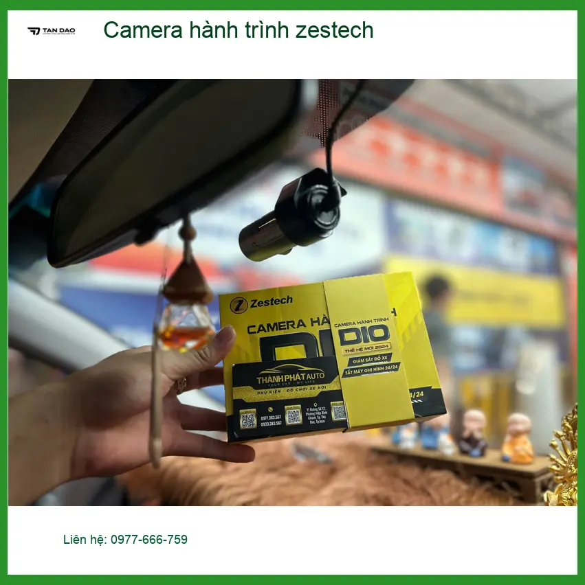 Anh Khang lắp Camera hành trình Zestech tại Quận Tân Bình cho Mazda 3 ảnh thực tế 2