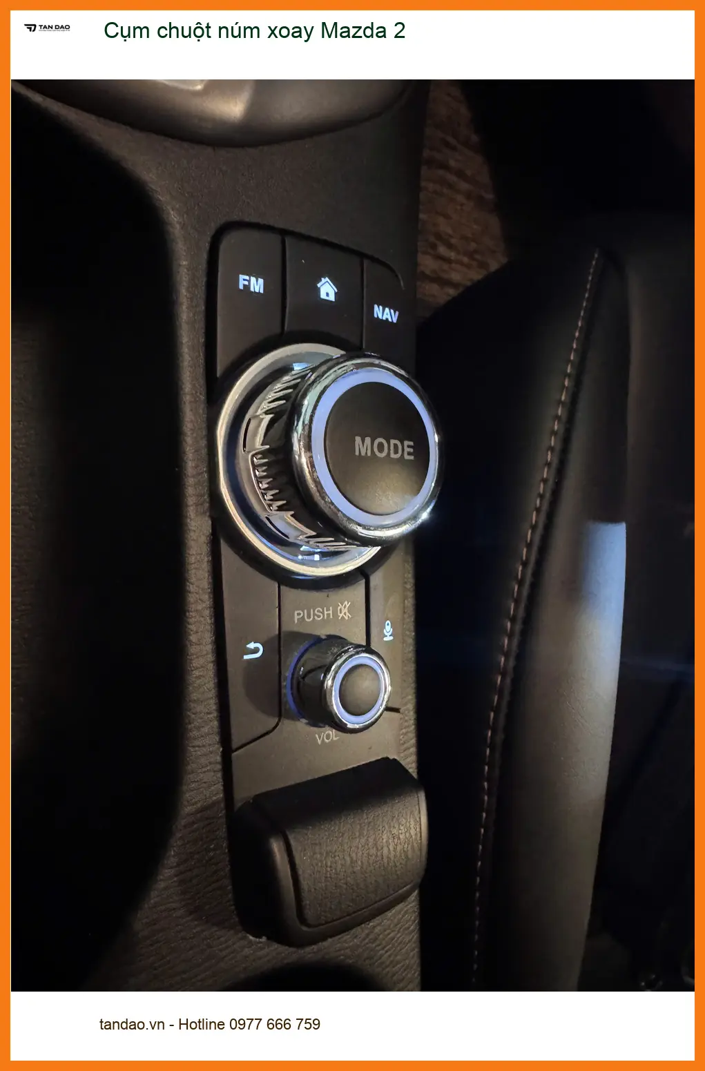 Chị Thảo thay cụm chuột núm xoay Mazda 2 ở Quận 3 vì cụm zin bị kẹt ảnh thực tế 2