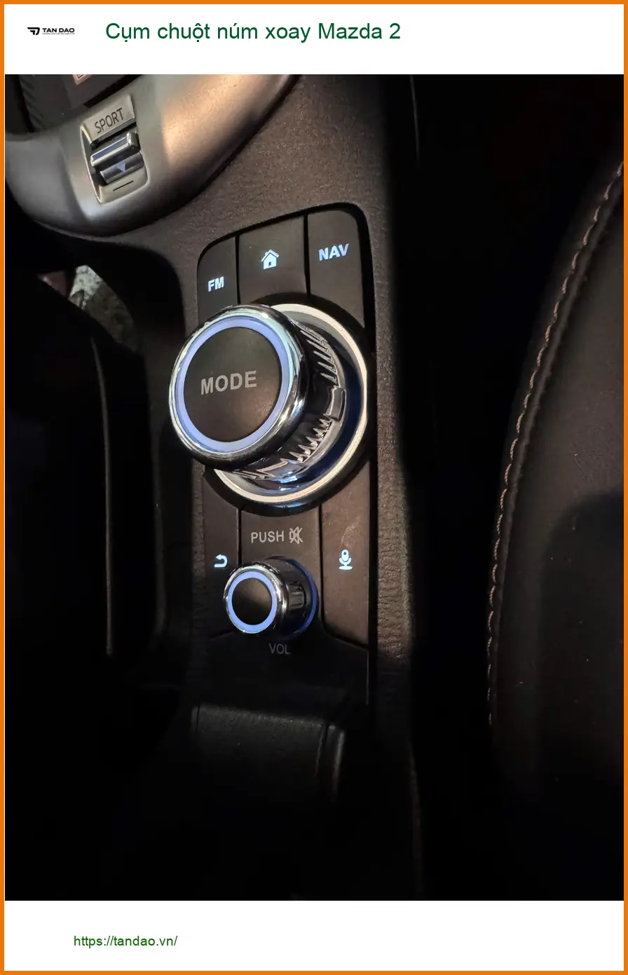 Anh Duy lắp cụm chuột núm xoay Mazda 2 tại Quận 11 vì núm zin bị kẹt ảnh thực tế 3