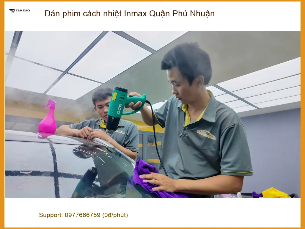 Trung Tâm Dán Phim Cách Nhiệt Ô Tô Inmax Quận Phú Nhuận - Giá Tốt TPHCM ảnh thực tế 2