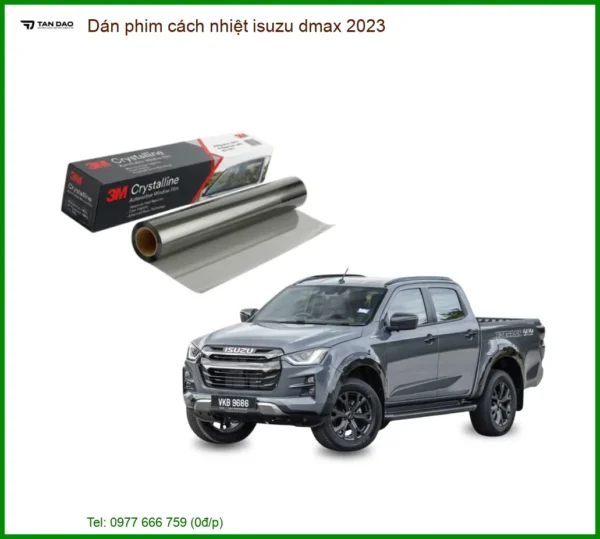 Dán Phim Cách Nhiệt Isuzu Dmax 2023 - Địa Chỉ Lắp Đặt Chính Hãng TPHCM