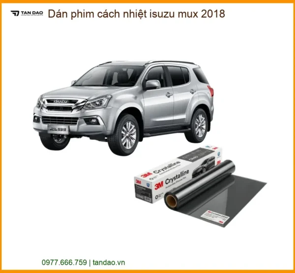 Dán Phim Cách Nhiệt Isuzu MUX 2018 - Trung Tâm Lắp Đặt Chính Hãng TPHCM