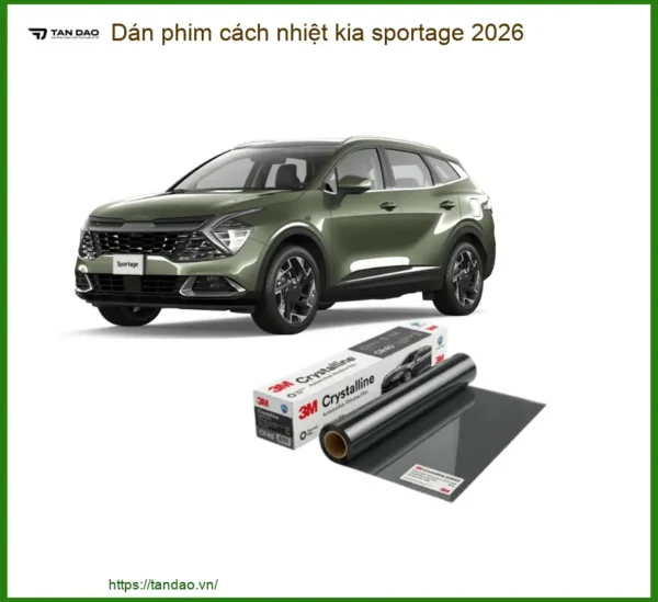 Dán Phim Cách Nhiệt Kia Sportage 2026 - Trung Tâm Lắp Đặt Chính Hãng TPHCM