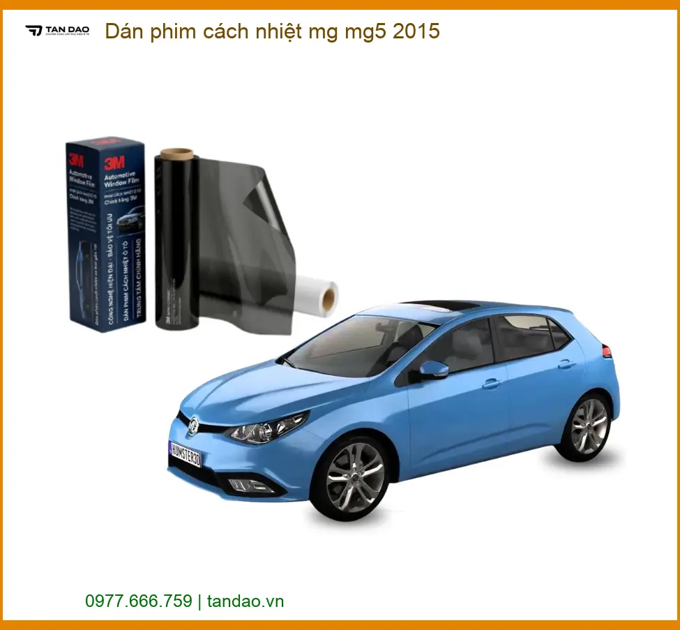 Dán Phim Cách Nhiệt MG MG5 2015 - Địa Chỉ Lắp Đặt Chính Hãng Giá Tốt TPHCM
