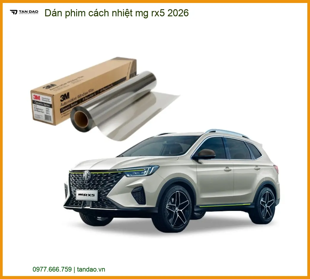 Dán Phim Cách Nhiệt MG RX5 2026 - Trung Tâm Lắp Đặt Uy Tín TPHCM