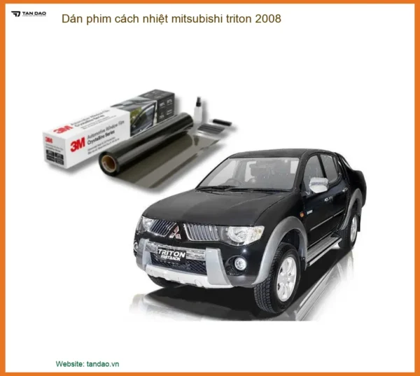 Dán Phim Cách Nhiệt Mitsubishi Triton 2008 - Trung Tâm Thi Công Chính Hãng TPHCM