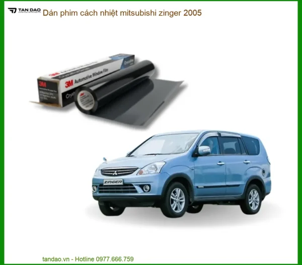 Dán Phim Cách Nhiệt Mitsubishi Zinger 2005 - Gắn Giá Tốt TPHCM