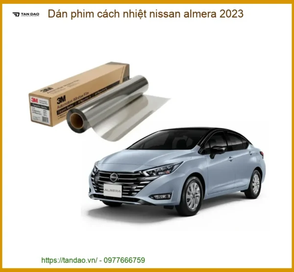 Dán Phim Cách Nhiệt Nissan Almera 2023 - Địa Chỉ Lắp Đặt Uy Tín TPHCM