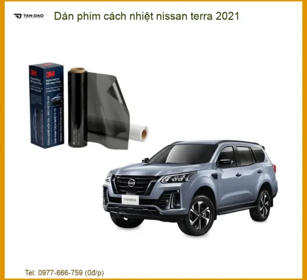 Dán Phim Cách Nhiệt Nissan Terra 2021 - Trung Tâm Thi Công Chính Hãng TPHCM
