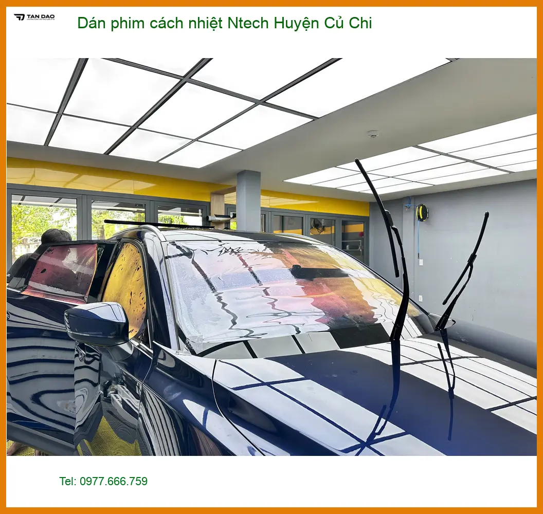 Trung Tâm Dán Phim Cách Nhiệt Ô Tô Ntech Huyện Củ Chi - Giá Tốt TPHCM ảnh thực tế 3