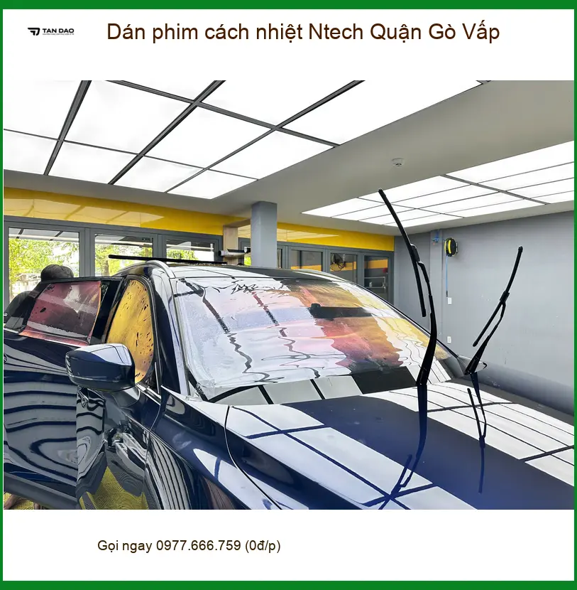 Nơi Dán Phim Cách Nhiệt Ô Tô Ntech Quận Gò Vấp - Giá Tốt TPHCM ảnh thực tế 3