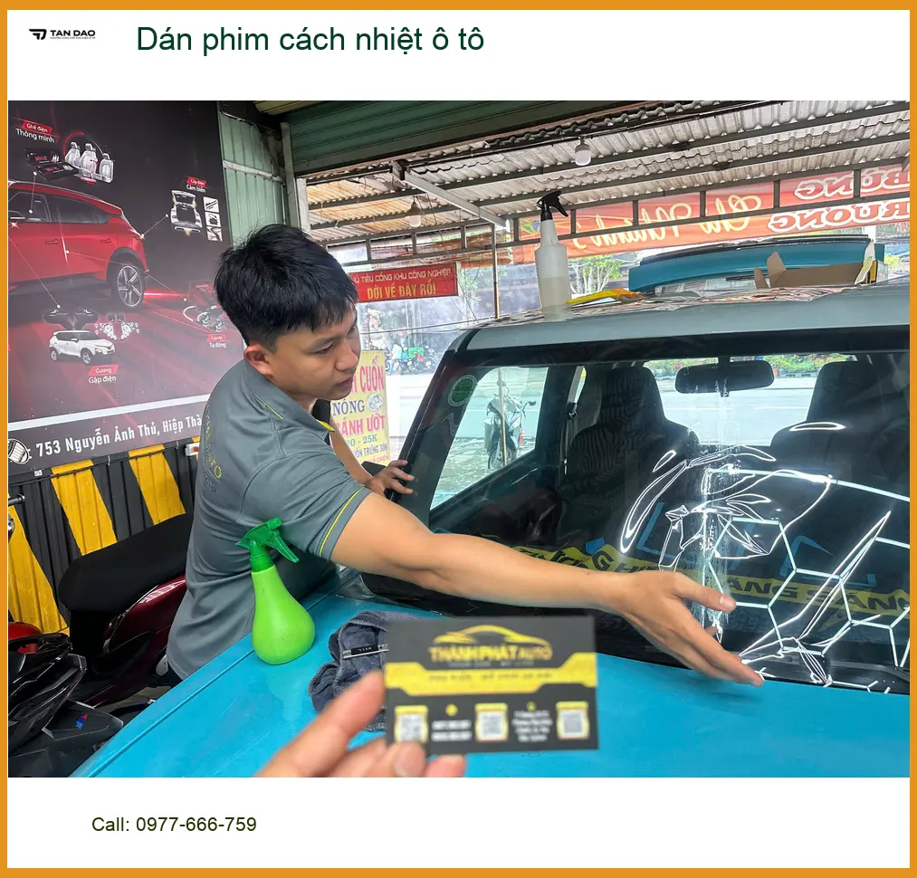 Chị Mai dán phim cách nhiệt ô tô Kia Carnival Quận Tân Phú giảm chói nắng. ảnh thực tế 3