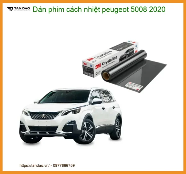 Dán Phim Cách Nhiệt Peugeot 5008 2020 - Trung Tâm Lắp Đặt Uy Tín TPHCM