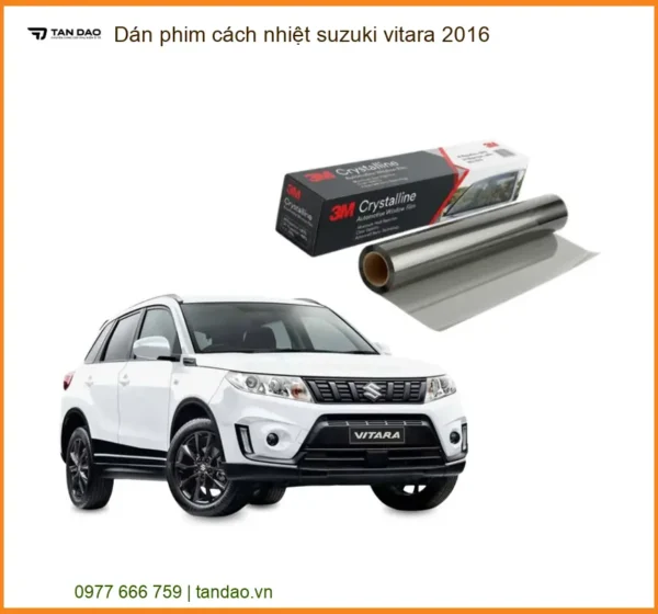 Dán Phim Cách Nhiệt Suzuki Vitara 2016 - Trung Tâm Gắn Chính Hãng TPHCM